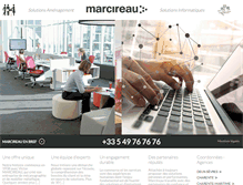 Tablet Screenshot of amenagement.marcireau.fr